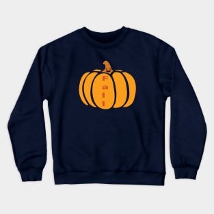 Fall season with pumpkin Crewneck Sweatshirt